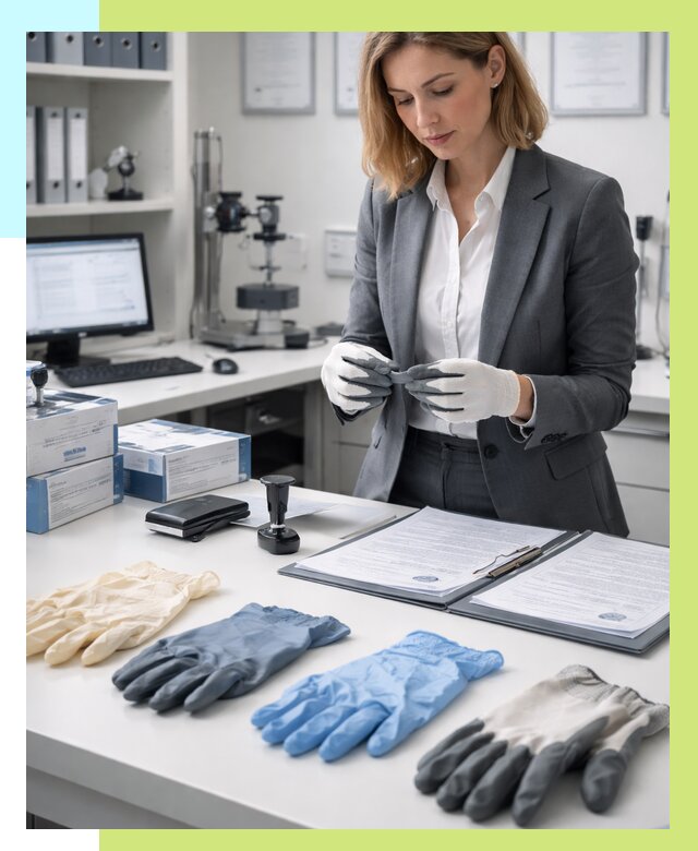 Сертификация перчаток в Узловой от 8657 р. | Алешин-Злв