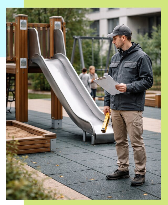 Сертификация детских площадок в Узловой от 25463 р. | Алешин-Злв