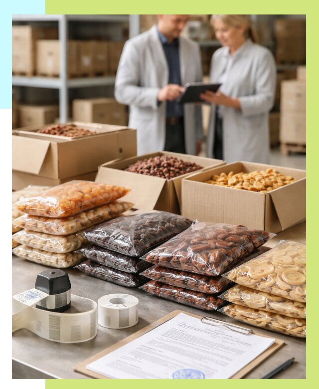 Сертификация сухофруктов в Узловой от 12222 р. | Алешин-Злв под ключ