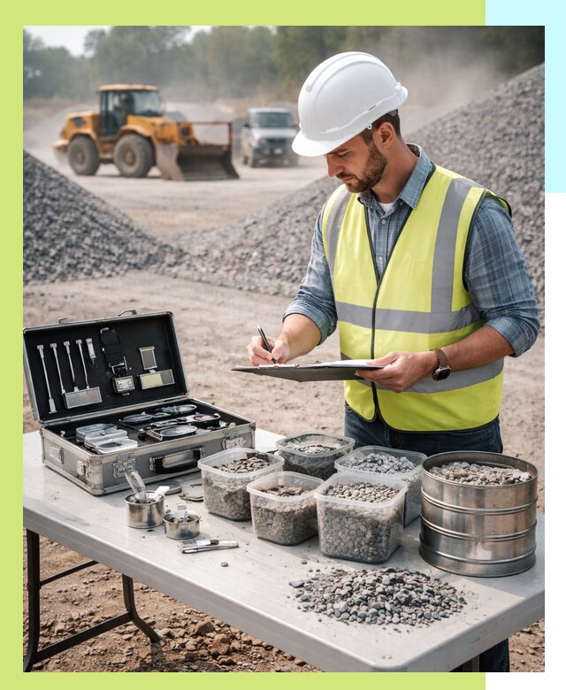 Сертификация щебня в Узловой по ГОСТу и техническим требованиям