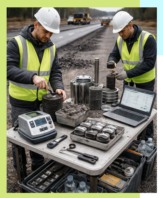 Сертификация асфальта: испытания и подтверждение в Узловой