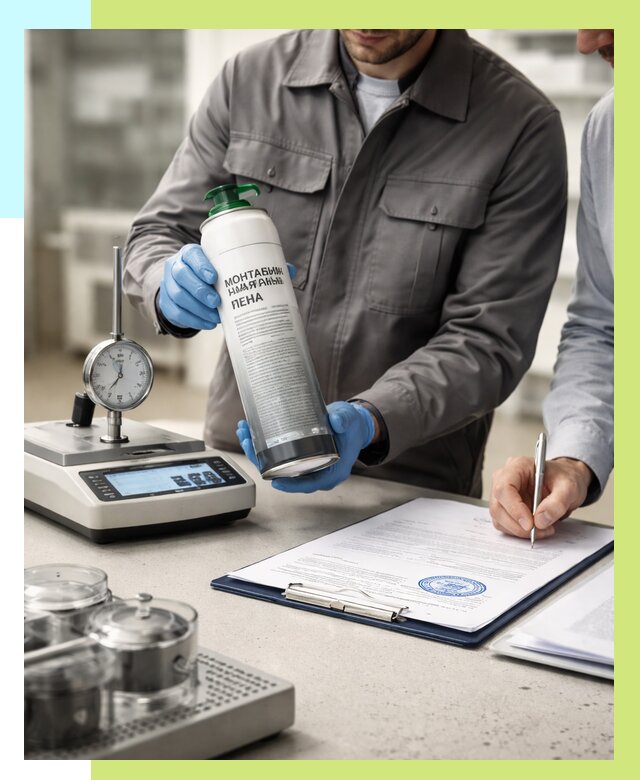 Сертификация монтажной пены в Узловой от 15278 р. | Алешин-Злв