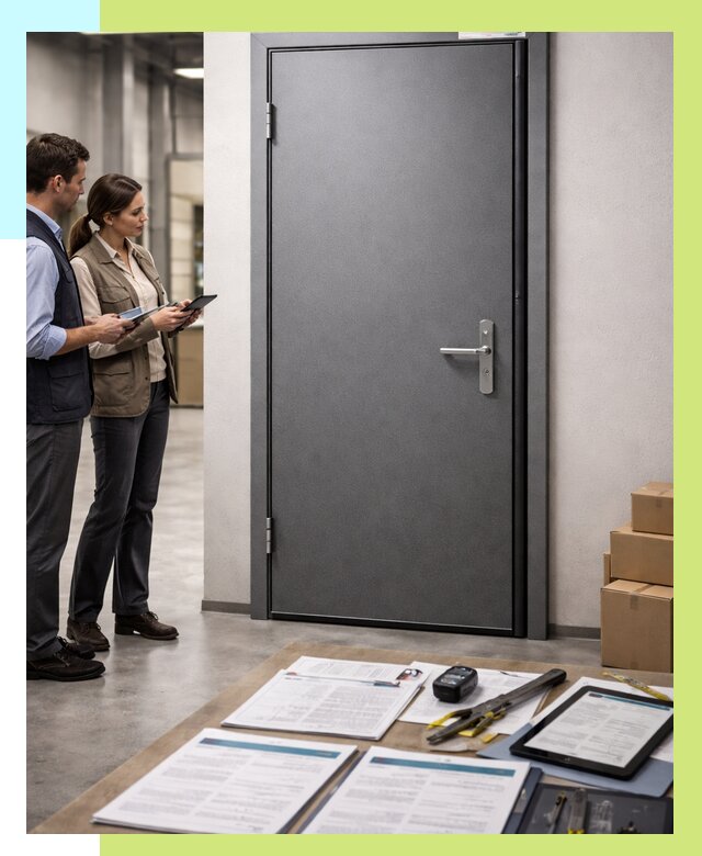 Сертификация противопожарных дверей в Узловой от 9167 р. | Алешин-Злв