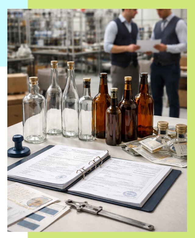 Сертификация стеклянных бутылок в Узловой от 25463 р. | Алешин-Злв