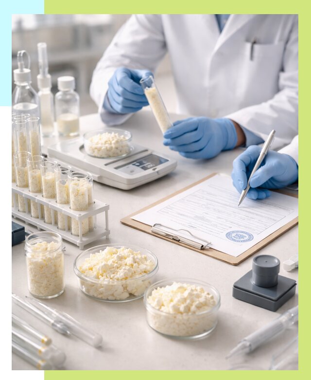 Сертификация творога в Узловой от 12222 р. под ключ | Алешин-Злв