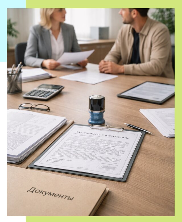 Сертификат соответствия на продукцию в Узловой от 15278 р.|Алешин-Злв