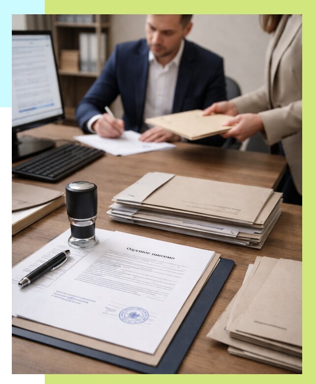 Отказное письмо для таможни в Узловой от 3056 р, Алешин-Злв