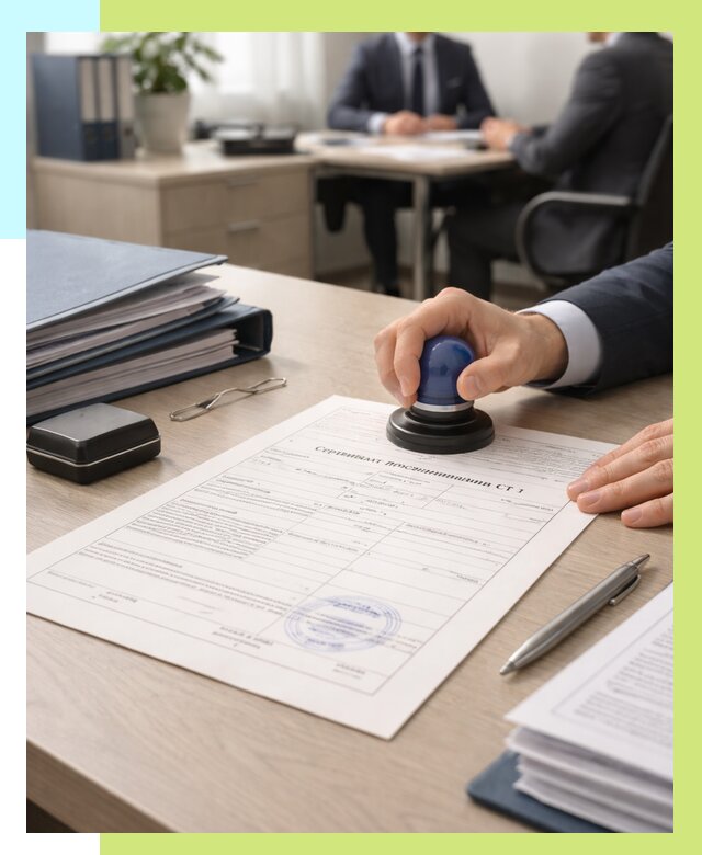 Сертификат происхождения СТ 1 в Узловой от 4583 р. | Алешин-Злв