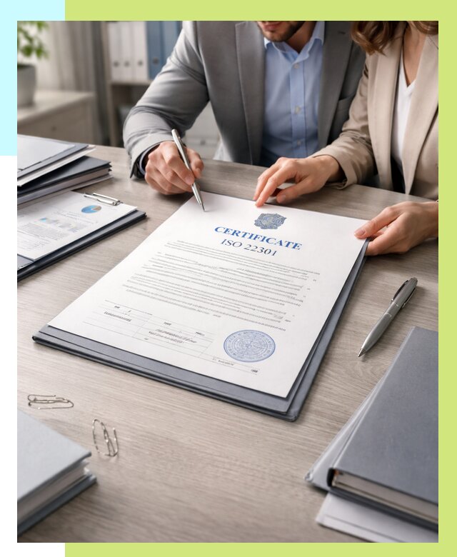 Сертификат ISO 22301 в Узловой от 45833 р. | Алешин-Злв срочно